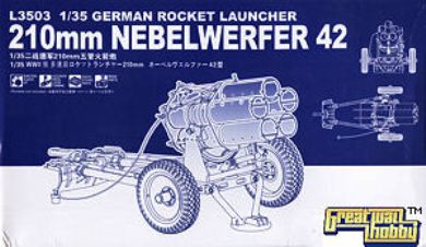 Сборная модель L3503 GWH Немецкая система залпового огня 210мм NEBELWERFER 42 