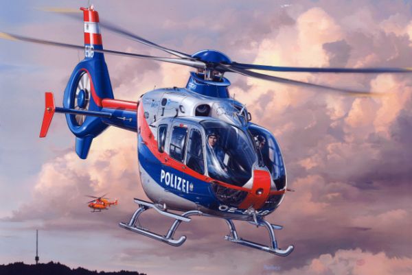 Сборная модель 04649 Revell Полицейский вертолет Eurocopter EC-135 Austrian Police/Bundespolizei 
