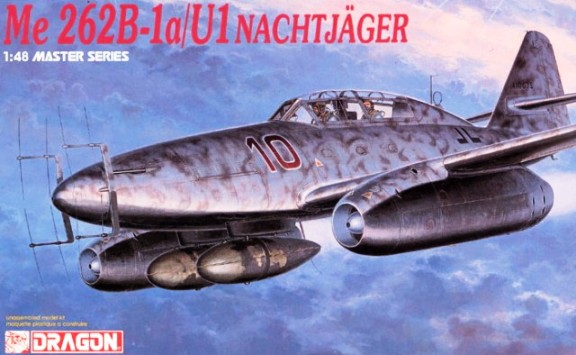 Сборная модель 5519 Dragon Самолет Messerschmitt Me-262 B-1a/U1 Nachtjäger 