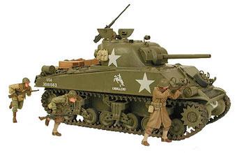 Сборная модель 35250 Tamiya Американский танк M4A3 SHERMAN (75мм пушка. 1944г)