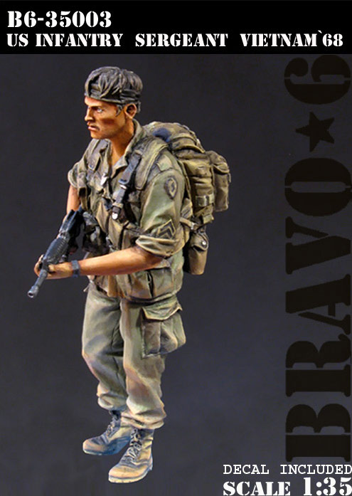 B6-35003 Bravo 6 U.S. Infantry Sergeant, Vietnam '68 Масштаб 1/35