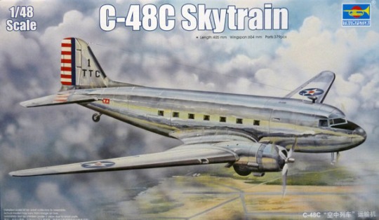 Сборная модель 02829 Trumpeter Самолет C-48C Skytrain 