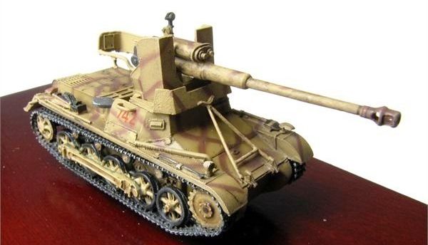 89004 Германская САУ Panzerstahl 7,5cm StuK40 auf Panzer I  Масштаб 1/72