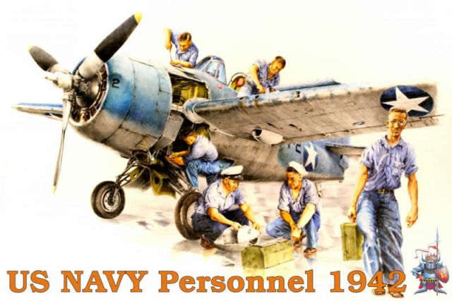8506 Eduard US NAVY Personnel 1942 1/48