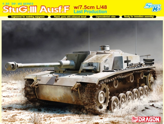 Сборная модель 6756 Dragon StuG.III Ausf.F w/7.5cm L/48 (последняя версия) 