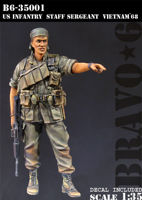 B6-35001 Bravo 6 U.S. Infantry Staff Sergeant, Vietnam '68 Масштаб 1/35