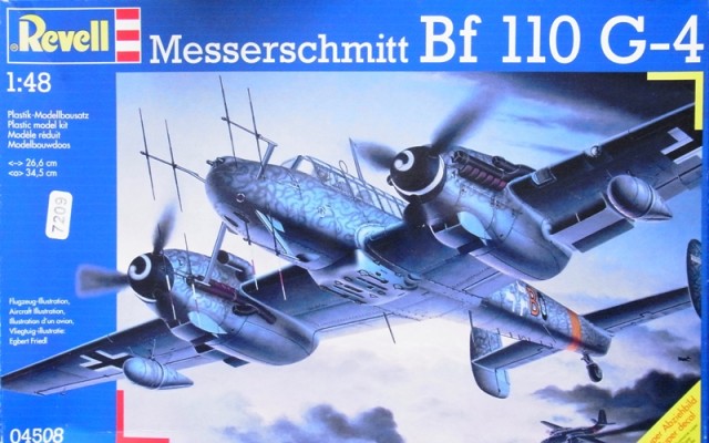 Сборная модель 04508 Revell Немецкий ночной истребитель Messerschmitt Bf 110 G-4 