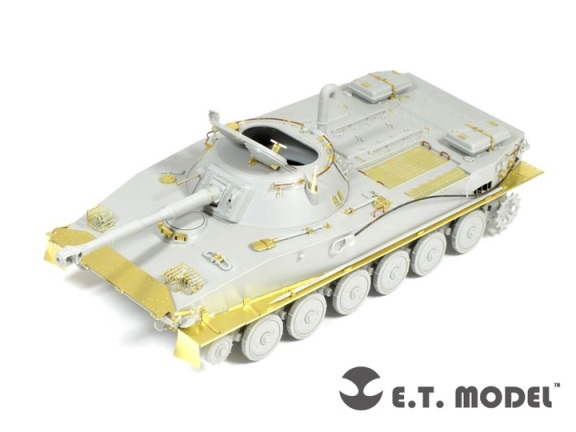 E35-081 E.T.MODEL Набор фототравления для PT-76B  (для Trumpeter) 1/35