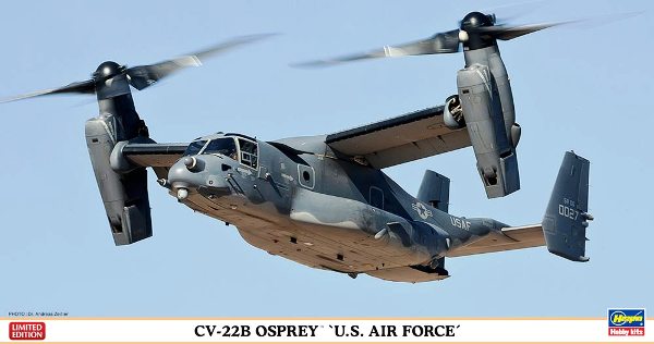 Сборная модель 02074 Hasegawa Конвертоплан CV-22B OSPREY "U.S. AIR FORCE"  