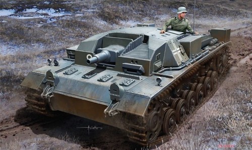 Сборная модель 6860 Dragon Германское самоходное орудие StuG.III Ausf.A Michael Wittman, LAH Division 