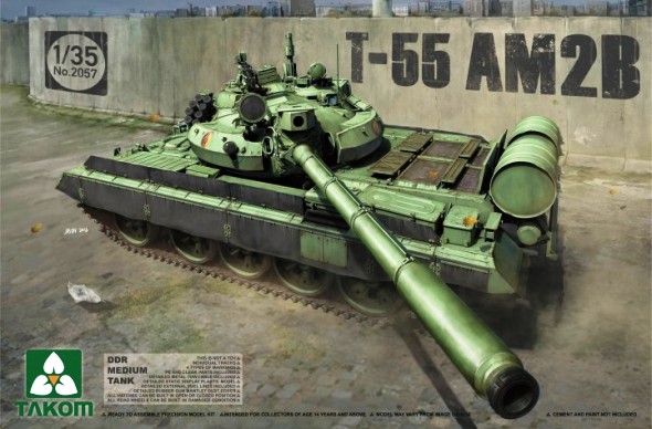 Сборная модель 2057 Takom Танк Т-55АМ2-B 