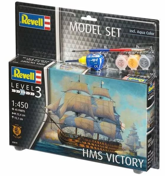 65819 Revell Подарочный набор Парусный корабль HMS Victory Масштаб 1/450