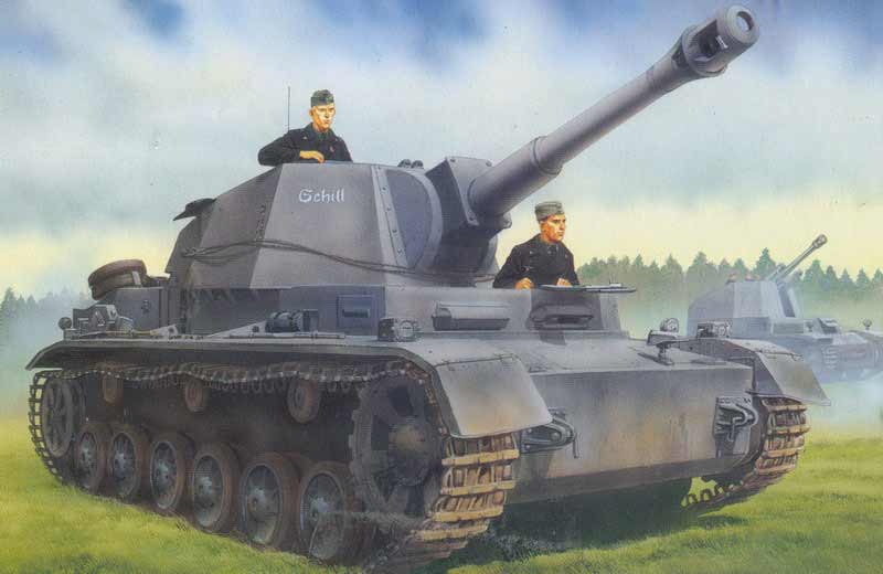 Сборная модель 6475 Dragon Немецкий танк Pz.Sfl.Ivb 10.5cm le.F.H.18/1 Sd.Kfz.165/1 Ausf.A 