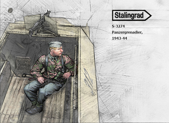 3274 Stalingrad Панцергренадер (1943-44гг) 1/35