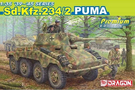 6943 Dragon Немецкий колесный танк Sd.Kfz.234/2 Puma 1/35