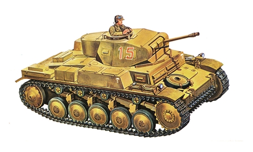 Сборная модель 7059 Italeri Танк Pz.Kpfw.II Ausf.F 