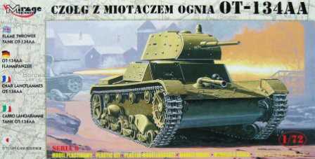 Сборная модель 72618 Mirage Hobby Огнеметный танк ОТ-134АА 