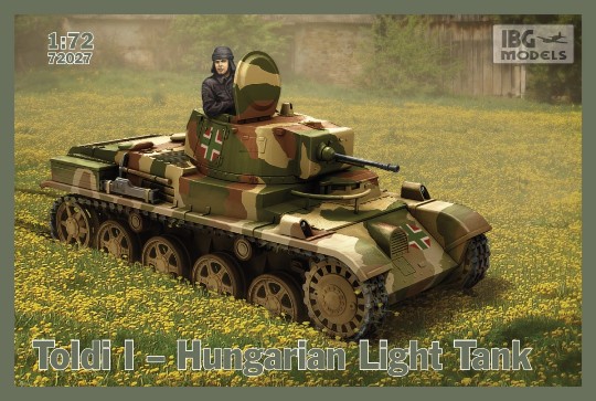 Сборная модель 72027 IBG-models Венгерский легкий танк Toldi I 