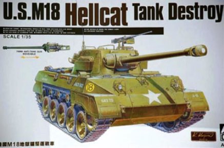 Сборная модель 35015 AFV Club Американская САУ M18 Hellcat  