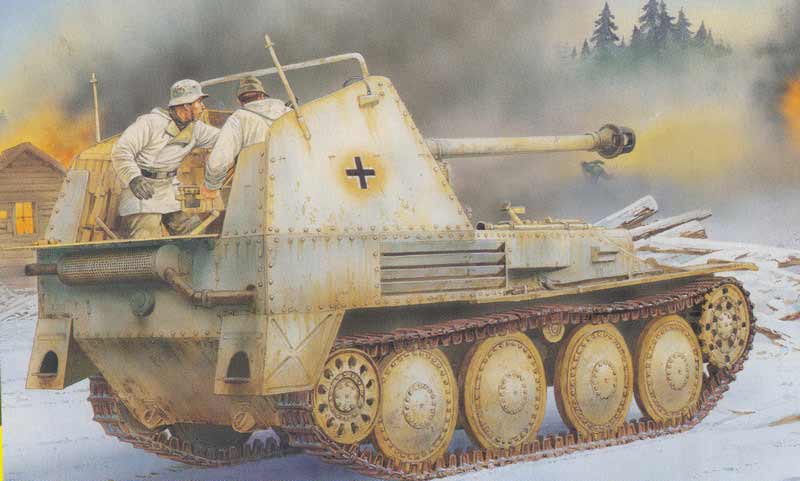 Сборная модель 6464 Dragon Немецкое самоходное орудие Sd.Kfz. 138 MARDER III Ausf.M 1/35