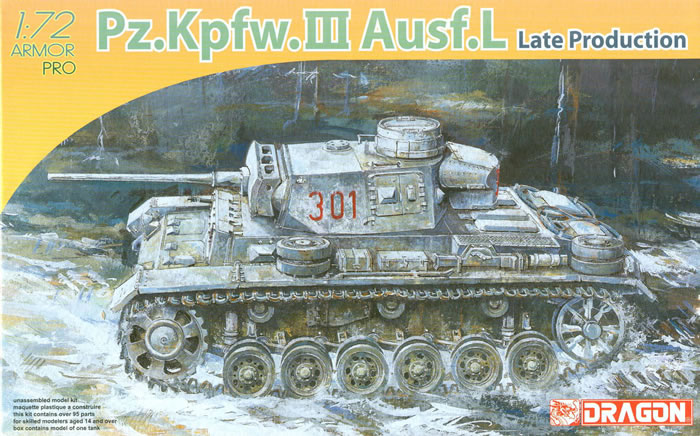 Сборная модель 7385 Dragon Танк Pz.Kpfw.III Ausf.L (поздняя модификация) 