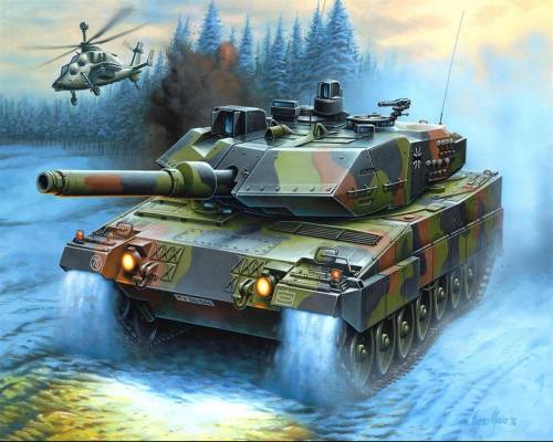 Сборная модель 03105 Revell Танк Leopard 2 A5 KWS  
