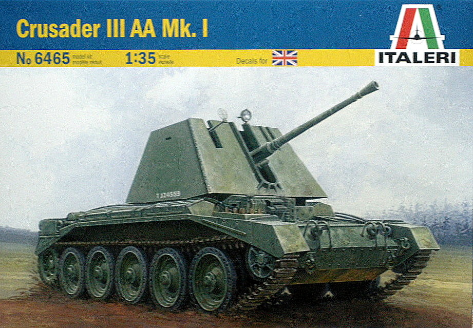 Сборная модель 6465 Italeri Танк Crusader III AA Mk.I 