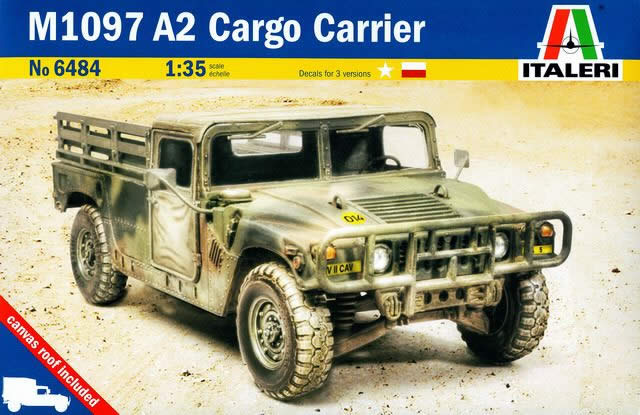 Сборная модель 6484 Italeri Автомобиль "Хаммер" M1097 A2 Cargo Carrier 