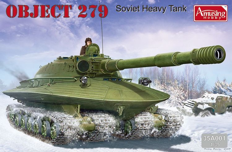 Сборная модель 35A001 Amusing Hobby Советский танк Объект 279 