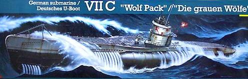 05015 Revell Германская подводная лодка type VII C "Wolf Pack" (Серые волки) Масштаб 1/72