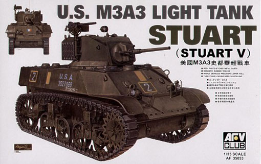 Сборная модель 35053 AFV-Club M3A3 LIGHT TANK 