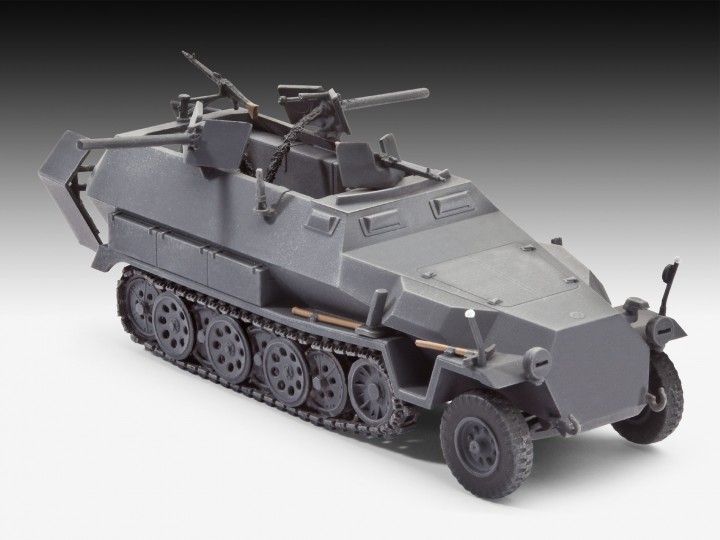Сборная модель 03197 Revell Немецкий бронетранспортер Sd.Kfz. 251/16 Ausf. C 