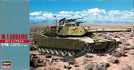 Сборная модель 31133 Hasegawa Американский танк M-1 ABRAMS 