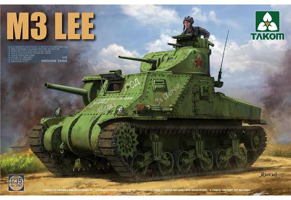 Сборная модель 2085 Takom U.S. Medium Tank M3 LEE 