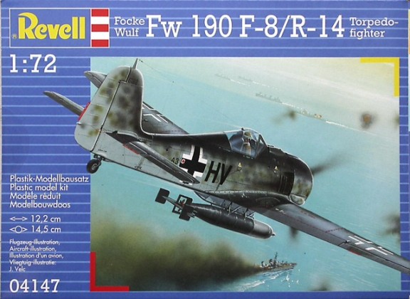 Сборная модель 04147 Revell Focke-Wulf Fw 190 F-8/R-14 Torpedo-fighter 