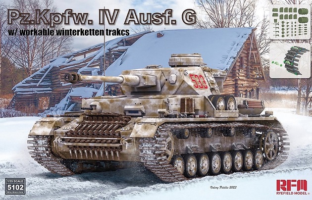 5102 RFM Танк Pz.Kpfw.IV Ausf.G, Winterketten 1/35