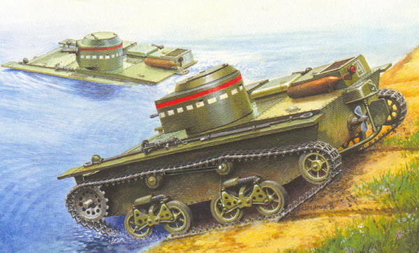 Сборная модель  35002 Восточный экспресс Плавающий танк Т-38 Масштаб 1/35
