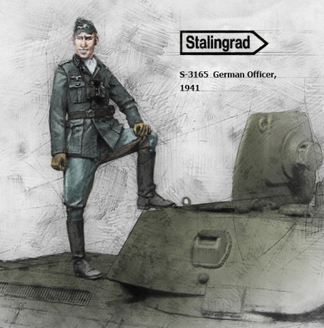 3165 Stalingrad Германский офицер Масштаб 1/35