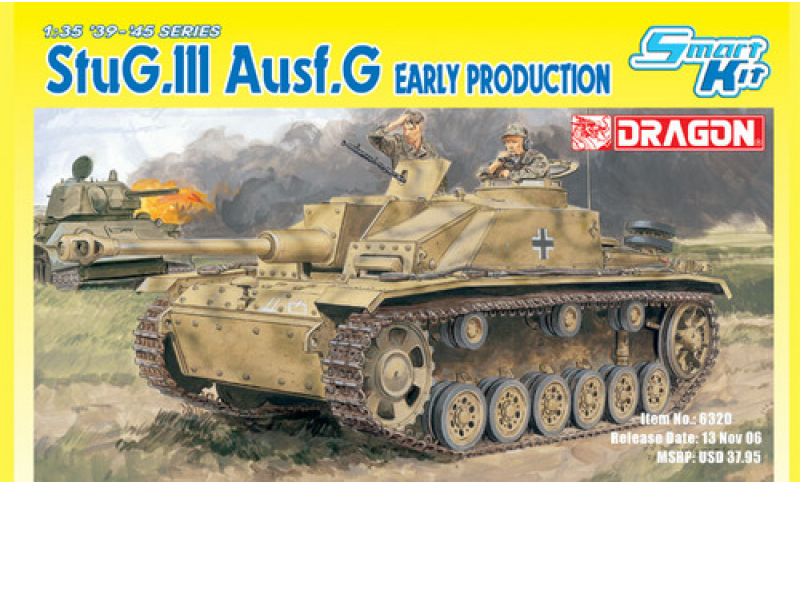 Сборная модель 6320 Dragon Немецкое самоходное орудие StuG.III Ausf.G (ранняя версия)