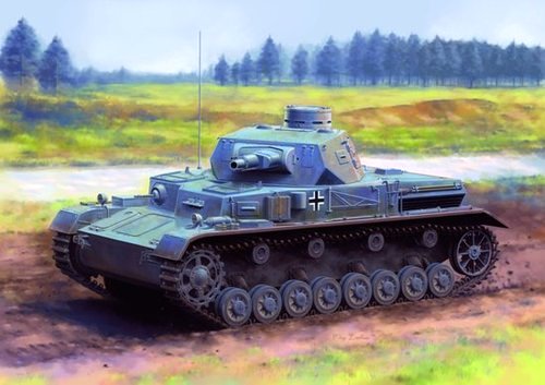 Сборная модель 6816 Dragon Танк Pz.Kpfw.IV Ausf.A mit Zusatzpanzer 