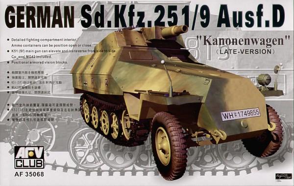 Сборная модель  35068 AFV-Club Sd.Kfz.251/9 Ausf.D "Kanonenwagen"