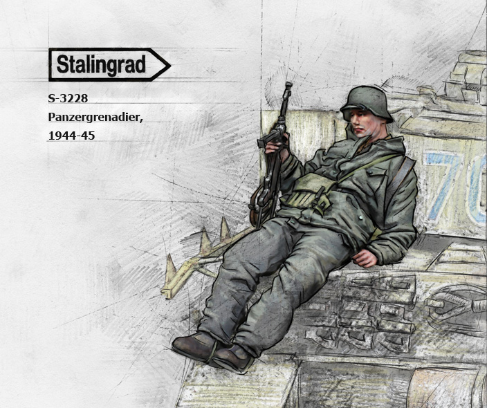 3228 Stalingrad  Германский панцергренадер 1944-45 гг 1/35