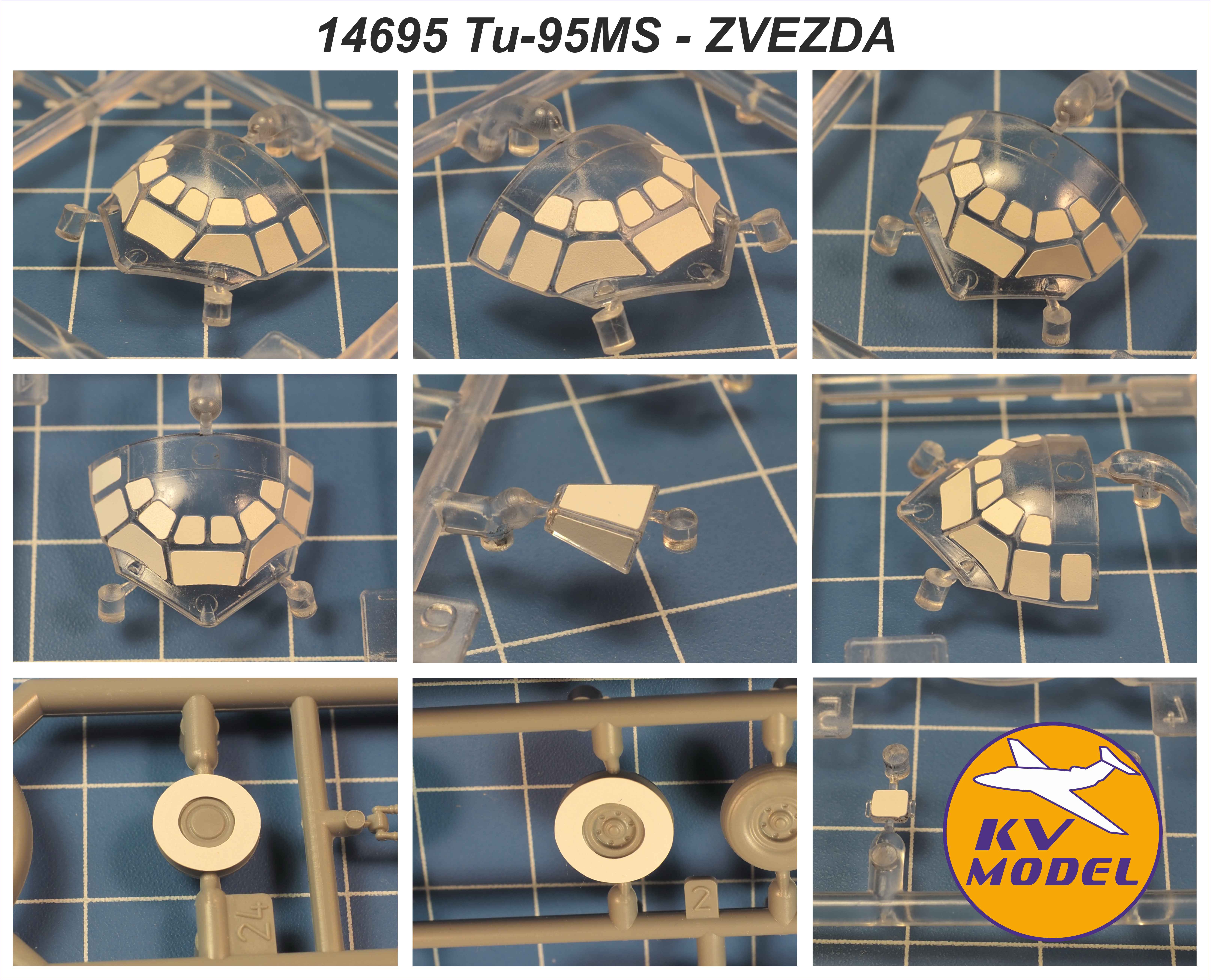 14695 KV Models Окрасочная маска на Airbus A330-300 (Звезда)+диски и колеса 1/144