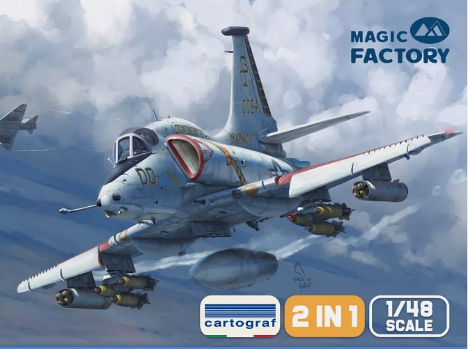 5002 Magic Factory Самолет A-4M Skyhawk 1/48