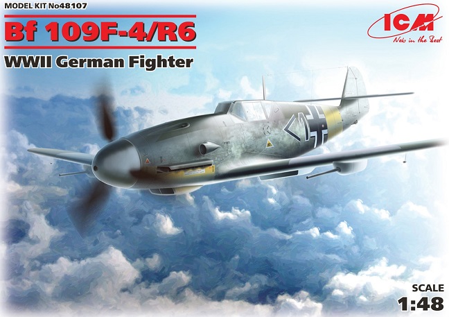 48107 ICM Самолет Bf 109F-4/R6 1/48