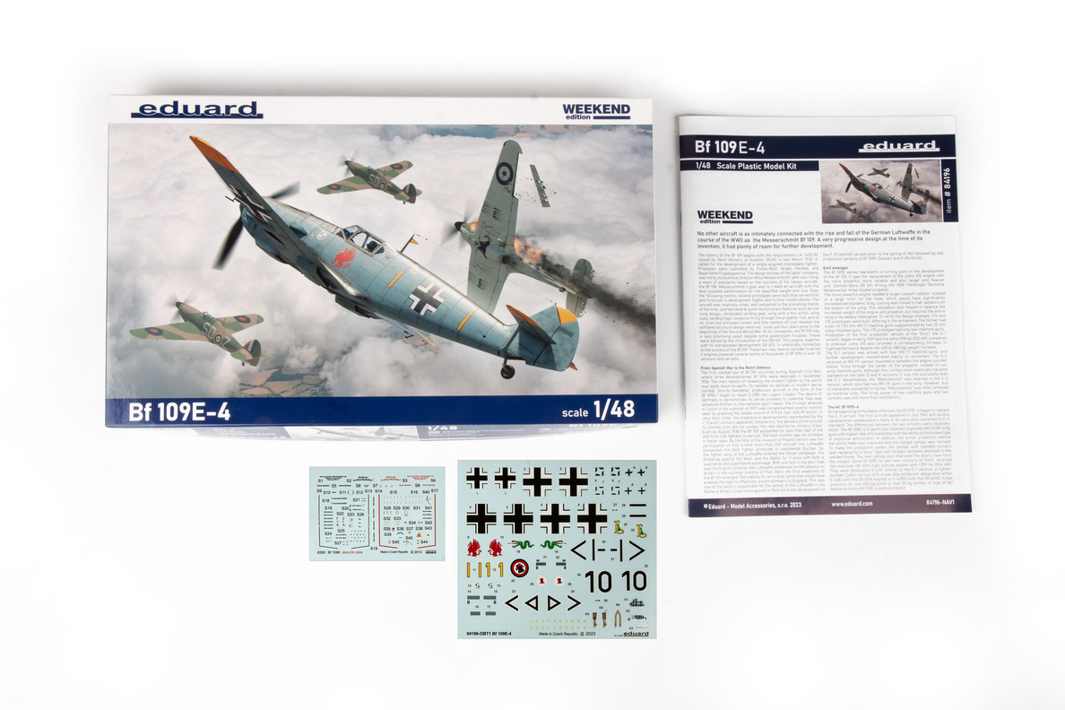 84196 Eduard Самолет Bf 109E-4 (Weekend) 1/48