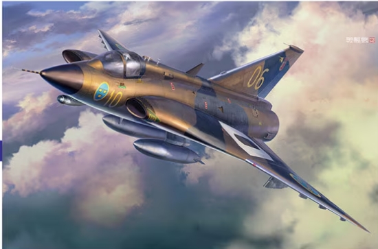 01578 Hasegawa Самолет J35F Draken 1/72