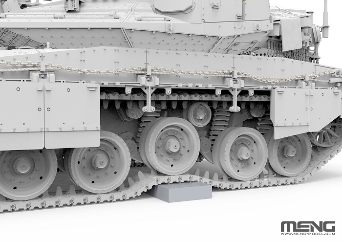 TS-056 MENG Model Танк Merkava Mk.4M с дополнительно бронированной крышей 1/35