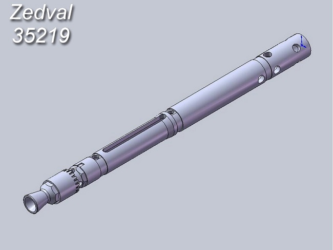 35219 Zedval 7,9 мм ствол пулемета MG.34T 1/35