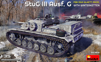 35362 MiniArt Самоходка StuG III Ausf.G Alkett Prod. Feb 1943 с зимними траками 1/35